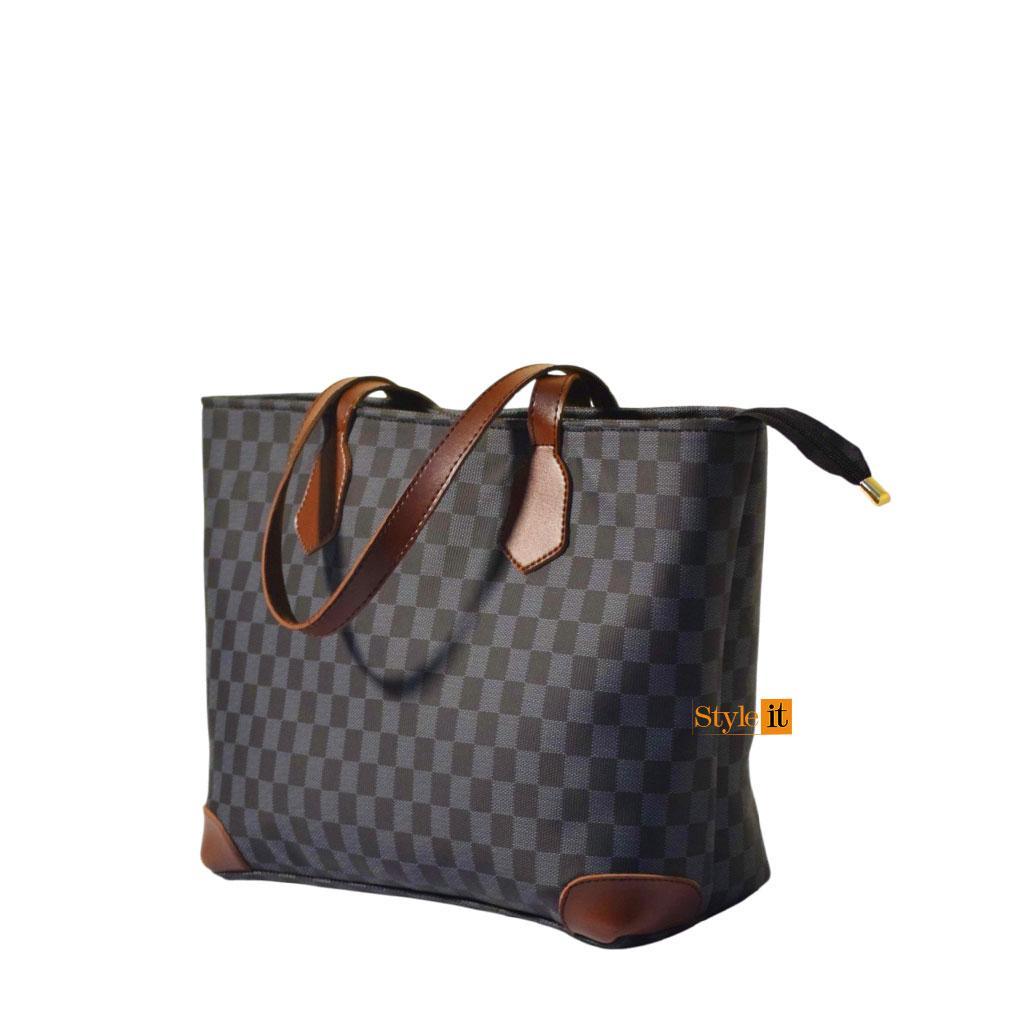 Printed PU Leather Shoulder Bag